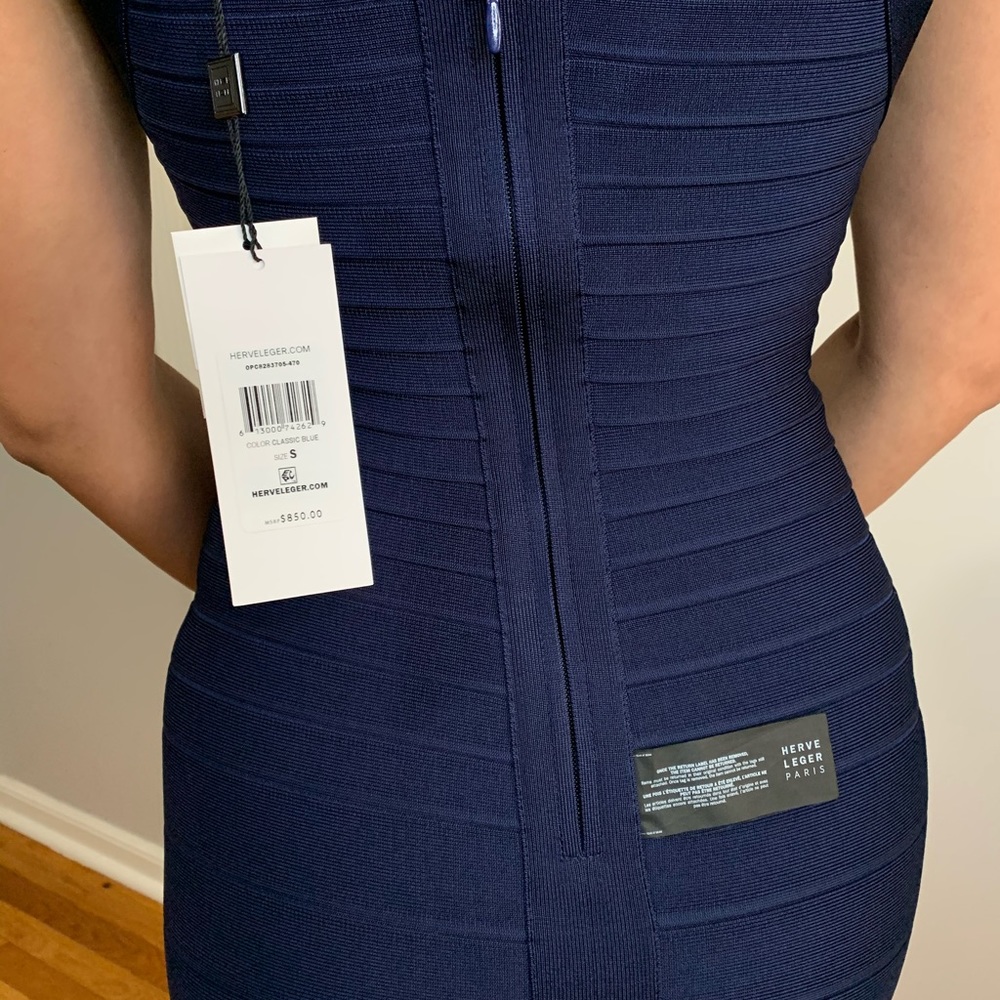 Herve Leger Flounce bandage dress - Picture 8 of 8